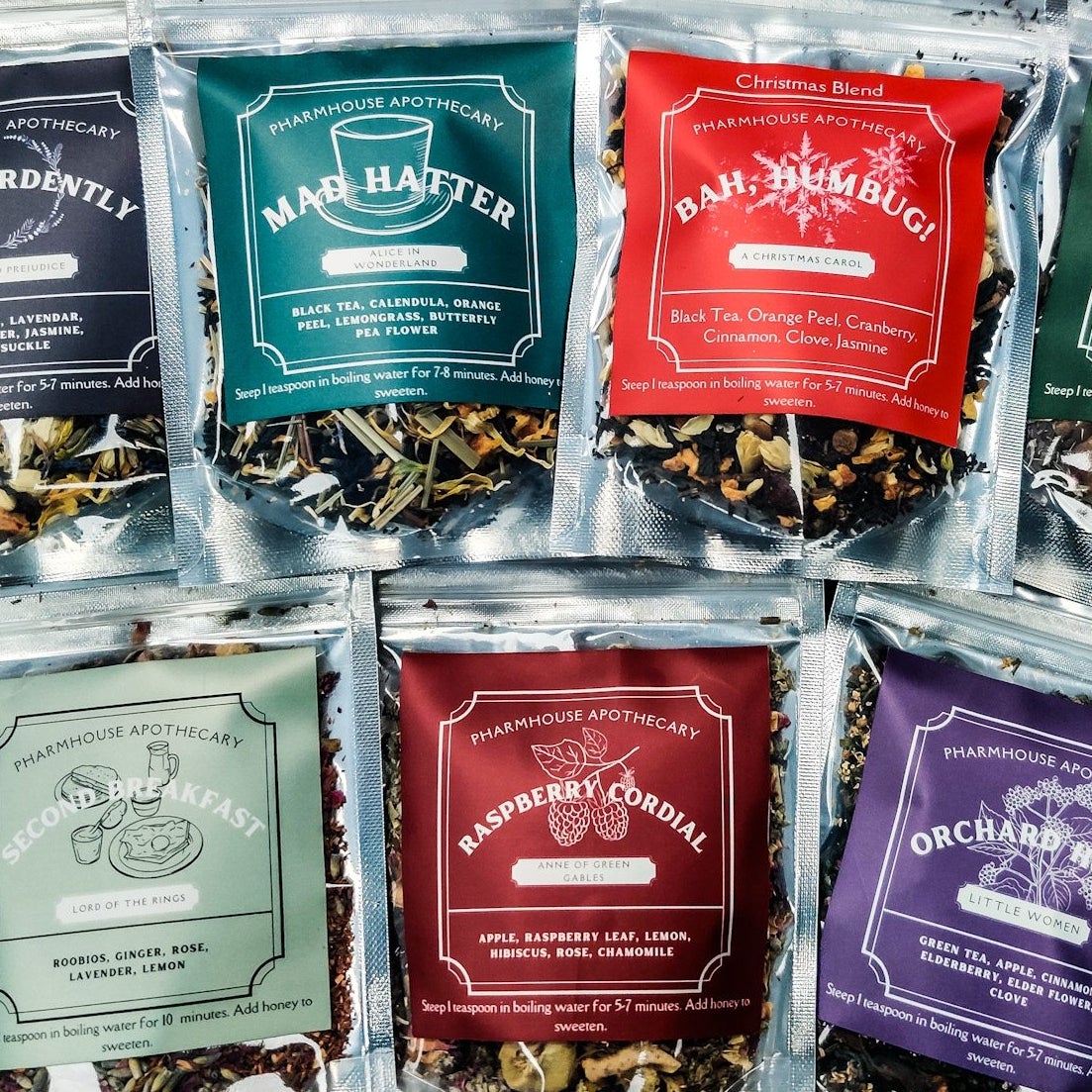 Novel-Tea Literary Inspired Herbal Tea Blends | Pharmhouse FM