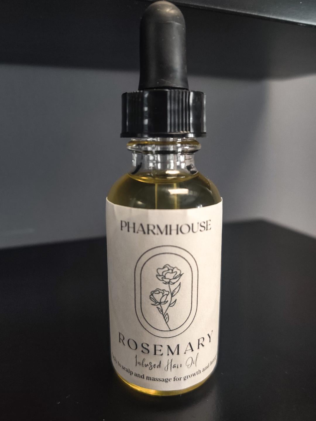 Rosemary Infused Hair Oil Pharmhouse FM